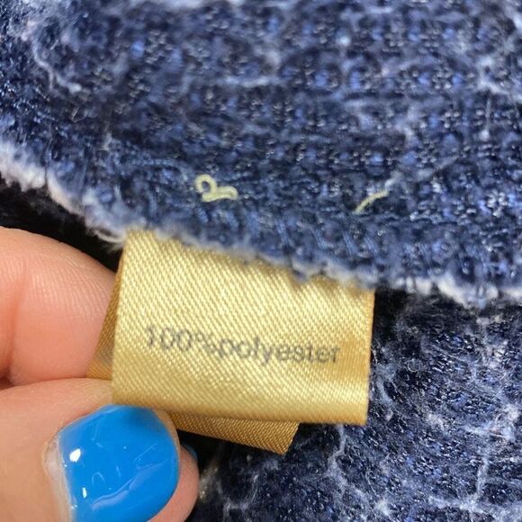 True Grit Blue Sherpa Quarter Zip Size Medium - Picture 5 of 6